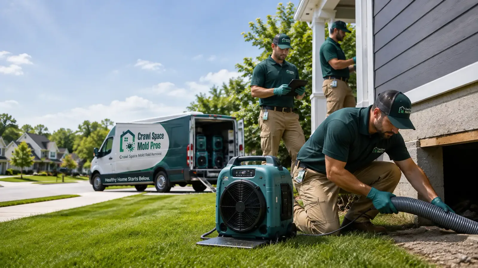 Crawl Space Mold Removal in Deary, ID